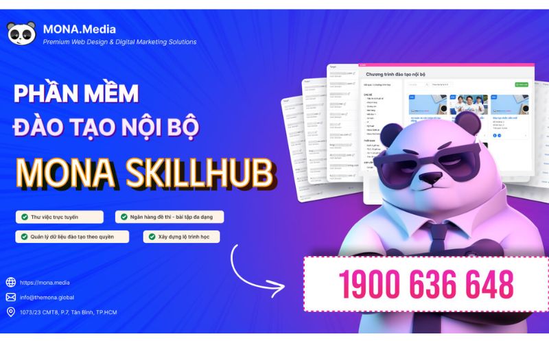 Mona Skillhub phần mềm đào tạo nội bộ