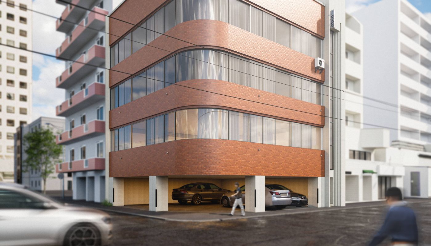 Basic9studioの3D外観パースは、プロジェクト全体を直感的に把握できます Basic9studioの3D外観パースは、プロジェクト全体を直感的に把握できます