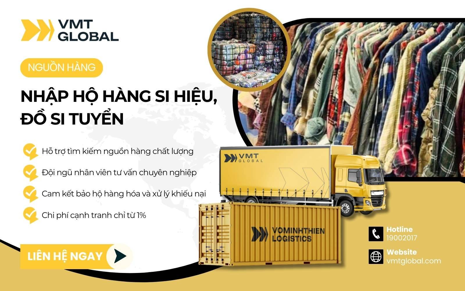 Dịch vụ nhập hộ hàng si Trung Quốc tại VMT Global