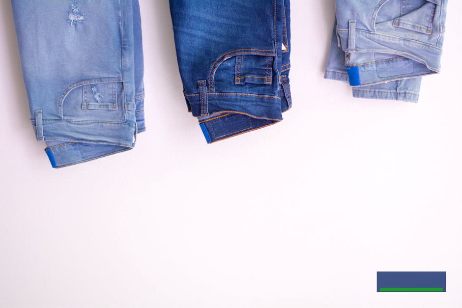 Bảng màu quần jean denim wash nhẹ trong thiết kế nội thất